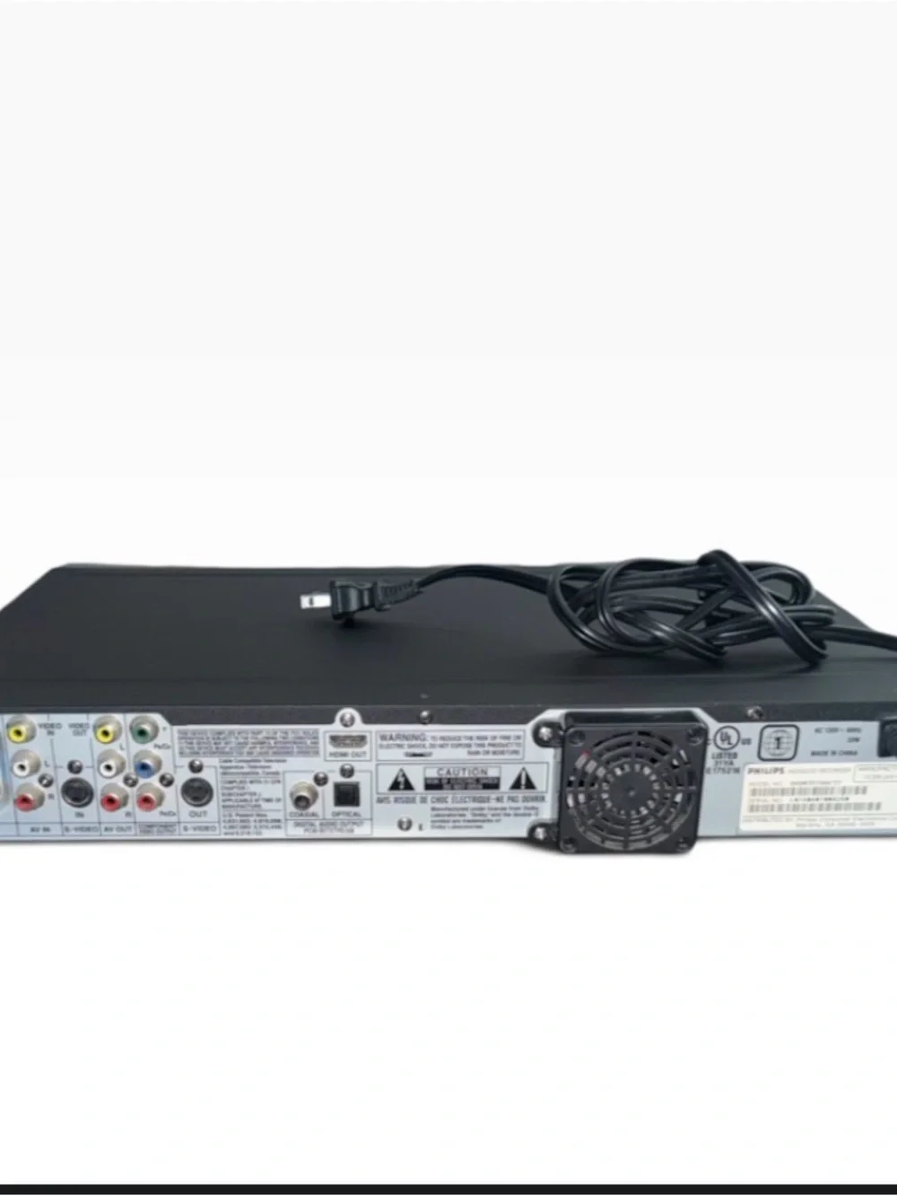 Philips DVDR3576H/37 DVD Recorder Player HDMI tested/NO REMOTE